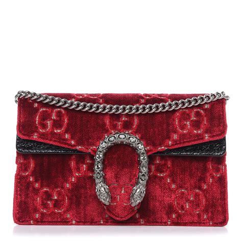 gucci velvet super mini dionysus|gucci super mini shoulder bag.